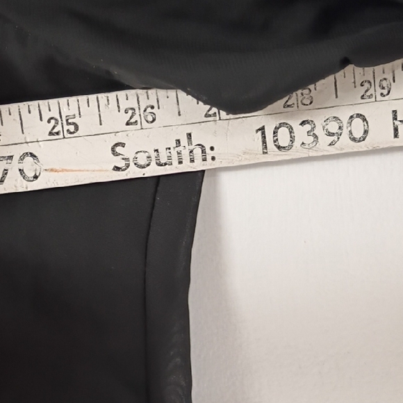 Maurices Black Sheer Long Sleeve Top Women’s XL | V-Neck Roll Tab Shirt Blouse - Picture 7 of 11